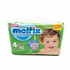 پوشک مولفیکس ترک 4 چسبی تعداد 45 عددی