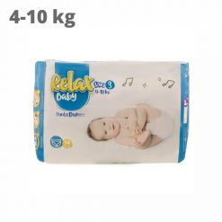 پوشک ریلکس بیبی سایز ۳ بسته ۳۴ عددی