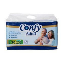 پوشک بزرگسال کانفی سایز Large بسته ۳۰ عددی