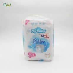 پوشک بچه مای بیبی شورتی سایز ۴ در بسته ۱۵ عددی