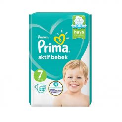 پوشک پریما ۷ در بسته ۲۰ عددی