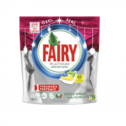 قرص ماشین ظرفشویی فیری پلاتینیوم تعداد ۶۵ عددی