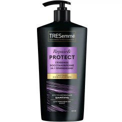 شامپو مو ترزمی مدل repair & protect پمپی حجم ۶۵۰ میلی لیتر