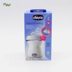شیشه شیر چیکو مدل نچرال فیلینگ ۲ ماه به بالا ۲۵۰ میلی لیتر