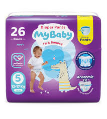 پوشک مای بیبی پول آپ (شورتی) سایز ۵ بسته ۲۶ عددی