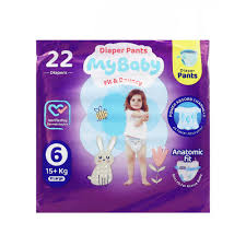 پوشک مای بیبی پول آپ (شورتی) سایز ۶ بسته ۲۴ عددی