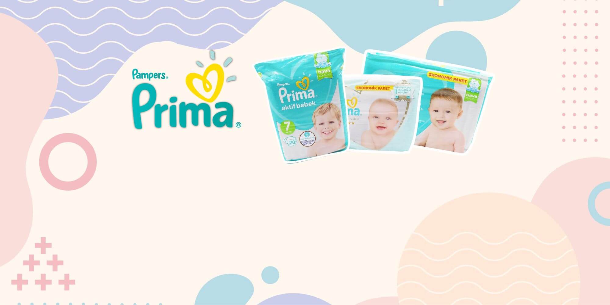 بنر پوشک پریما ترک و ضد حساسیت