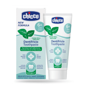 خمیر دندان کودک چیکو chicco با طعم نعنا + 6 سال