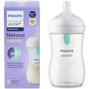 شیشه شیر 260 میل نچرال فیلیپس اونت AVENT سایز +1 ماه