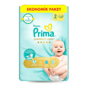 پوشک پریما پمپرز سایز 2 بسته 60 عددی