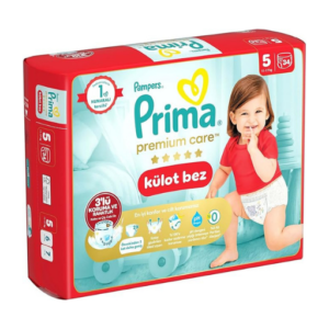 پوشک شورتی پریما پمپرز سایز 5 بسته 34 عددی